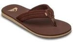 Sandale QUIKSILVER "Carver Suede", Herren, Gr. 8(41), braun 1, Obermaterial: 94%