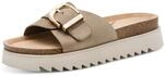 Tamaris Pantolette Sommerschuh, Plateauschuh mit modischer Schnalle