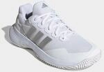 Tennisschuh ADIDAS PERFORMANCE "GAMECOURT 2", Damen, Gr. 43, wei&szlig; (cloud wei&szlig;,