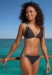 s.Oliver Triangel-Bikini-Top "Yella" mit Doppeltr&auml;gern und kontrastfarbenen Details