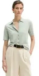 Kurzarmshirt MARC O'POLO "aus LENZINGTM ECOVEROTM", Damen, Gr. XXL, fresh sage,