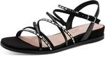 Tamaris Keilsandalette, Riemchensandale, Sommerschuh mit glitzernden Strasssteinchen