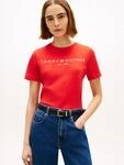 Tommy Hilfiger Kurzarmshirt "REG CORP LOGO C-NK SS" Baumwolle
