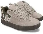 Schn&uuml;rschuh DC SHOES "Court Graffik", Damen, Gr. 13(47), taupe, olive, Obermaterial: