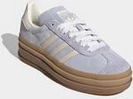 Sneaker ADIDAS ORIGINALS "GAZELLE BOLD", Damen, Gr. 43, grau (crystal sky, chalk