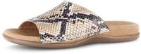 Gabor Pantolette Sommerschuh, Schlupfschuh, Bequemschuh in Schlangenoptik