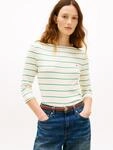 Tommy Hilfiger 3/4-Arm-Shirt "NEW CODY SLIM BOAT-NECK" mit Logostickerei