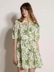 Apricot Druckkleid "Minikleid aus Baumwolle" Druck