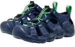 Sandale KEEN "HYPERPORT H2", Jungen, Gr. 39, naval academy, vibrant gr&uuml;n, Synthetik,