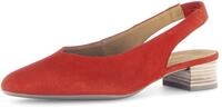 Gabor Slingpumps, Blockabsatz, Abendschuh, Sommerschuh mit elastischem Riemchen