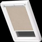 VELUX Verdunklungsrollo "DKL 4579S, Farbe: sandbeige gep." verdunkelnd ohne Bohren in