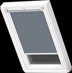 VELUX Verdunklungsrollo "DKL 4581SWL, Farbe: blaugrau" verdunkelnd ohne Bohren in
