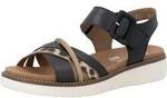 Remonte Sandale Sommerschuh, Sandalette mit Softfu&szlig;bett und Klettverschluss