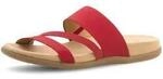 Pantolette GABOR "Pantolette", Damen, Gr. 37, rot, Schuhe Pantolette