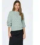 Strickpullover ONLY "ONLBRYNN LIFE STRUCTURE L/S PUL KNT", Damen, Gr. S, jadeite,