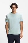 Rundhalsshirt BOSS GREEN "Tee", Damen, Gr. 4XL, turquoise, aqua447, Single Jersey,