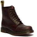 Schn&uuml;rboots DR. MARTENS "1460", Herren, Gr. 47, braun (dunkelrot), Leder, Schuhe