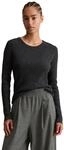 Marc OPolo DENIM Rundhalspullover Rippstrick aus softem Schurwolle-Mix, slim fit