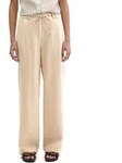 Chinohose MARC O'POLO "mit elastischem Bund", Damen, Gr. 42, Normalgr&ouml;&szlig;en,