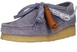 Schn&uuml;rschuh CLARKS "Wallabee", Damen, Gr. 41,5, lila (helllila), Schuhe