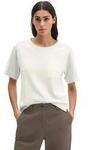T-Shirt MARC O'POLO "mit aufgesetzter Satin-Tasche", Damen, Gr. M, airy blau,
