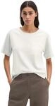 T-Shirt MARC O'POLO "mit aufgesetzter Satin-Tasche", Damen, Gr. M, airy blau,