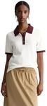 Poloshirt MARC O'POLO DENIM "aus reiner Bio-Baumwolle", Damen, Gr. XXS, sanftes