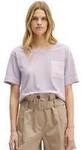 T-Shirt MARC O'POLO "mit aufgesetzter Satin-Tasche", Damen, Gr. XXS, dusty...