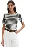 T-Shirt MARC O'POLO "aus Organic Cotton-Jersey", Damen, Gr. M, dunkelgrau,