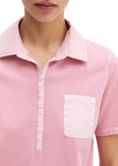 Poloshirt MARC O'POLO "mit Material-Mix-Details", Damen, Gr. XS, mellow rose,