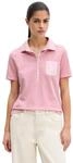 Poloshirt MARC O'POLO "mit Material-Mix-Details", Damen, Gr. XS, mellow rose,