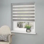 Doppelrollo OTTO HOME "Jan" Gr. 7, grau (hellgrau), B:90cm H:130cm, Polyester,
