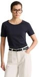T-Shirt MARC O'POLO DENIM "aus reiner Bio-Baumwolle", Damen, Gr. XXS, blau depths,