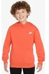 Kapuzensweatshirt NIKE SPORTSWEAR "K NSW CLUB FLC HDY LBR", M&auml;dchen, Gr. M, orange