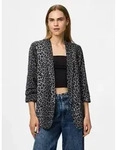 pieces Blusenblazer "PCBOSELLA 3/4 PRINTED BLAZER NOOS" mit 3/4 &Auml;rmel