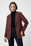 Longblazer VERO MODA "VMZELDA LS LOOSE BLAZER NOOS", Damen, Gr. 38, andorra, Web,