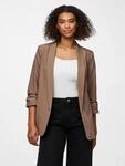 pieces Blusenblazer "PCBOSELLA 3/4 BLAZER NOOS" Materialmix, regular fit
