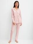 CALIDA Schlafanzug "Night Lovers" 2 tlg. Knopfleiste, Pure Cotton,