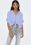 Kurzarmbluse ONLY "ONLPAULA LIFE S/S TIE SHIRT WVN NOOS", Damen, Gr. M,...