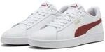 Sneaker PUMA "Smash 3.0 Sneakers Erwachsene", Damen, Gr. 37, wei&szlig; bordeaux rot,