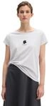 T-Shirt MARC O'POLO "aus leichtem Single Jersey", Damen, Gr. XS, wei&szlig; (airy blau),