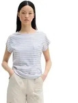 T-Shirt MARC O'POLO "aus weichem Baumwoll-Slub-Jersey", Damen, Gr. XS, light blau,