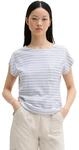 T-Shirt MARC O'POLO "aus weichem Baumwoll-Slub-Jersey", Damen, Gr. XS, light blau,