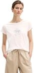 T-Shirt MARC O'POLO "aus leichtem Single Jersey", Damen, Gr. S, wei&szlig; (grau wei&szlig;),