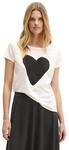 T-Shirt MARC O'POLO "aus leichtem Single Jersey", Damen, Gr. XXS, wei&szlig; (light