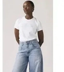 Rundhalsshirt LEVI'S "THE PERFECT TEE", Damen, Gr. S (36), wei&szlig; (rhinestone...