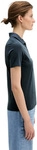 Poloshirt MARC O'POLO "mit Material-Mix-Details", Damen, Gr. M, deep night blau,