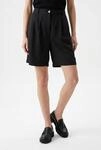 Shorts VERO MODA "VMFLEUR HW BERMUDA TENCEL SHORTS GA", Damen, Gr. M (38), N-Gr,