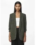 pieces Blusenblazer "PCBOSELLA 3/4 PRINTED BLAZER NOOS" mit 3/4 &Auml;rmel