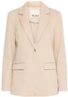 Blusenblazer ICHI "Blazer IHKATE", Damen, Gr. L, blau (doeskin), Obermaterial:...